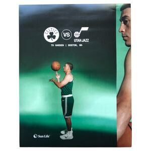 Boston Celtics v Utah Jazz 11/3/25 Lineup Roster Poster ft. Payton Pritchard